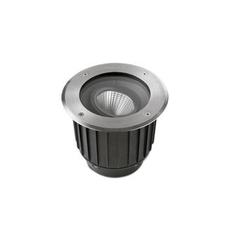 Netlighting Gea Outdoor LED Recessed Ground Uplight 22.3cm 2815lm 2700K IP67 in Grey