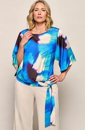 Mart Visser Miley Print Top Blauw / Multi Maxi