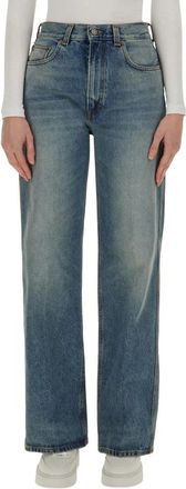 Haikure Winona Jeans - Dames - Regular Fit Jeans - Blauw - W26 - Katoen - Jeans