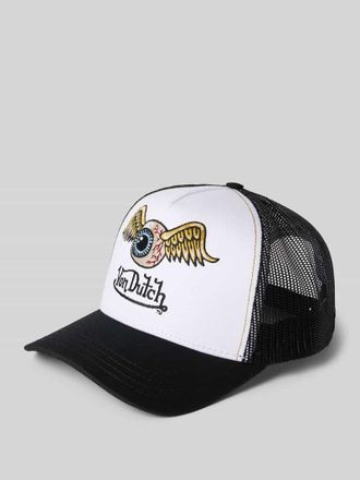 Von Dutch Trucker Cap mit Stitching in Weiss, Gr&ouml;&szlig;e 1