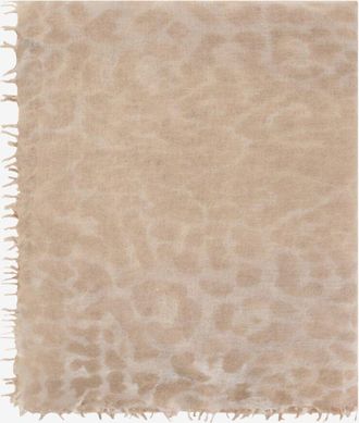 Hemisphere Stola aus Kaschmir mit Leopardenflecken Mika