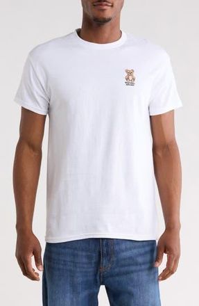 Riot Society Emotional Baggage Embroidered Teddy Bear T-Shirt in White at Nordstrom Rack, Size Xx-Large
