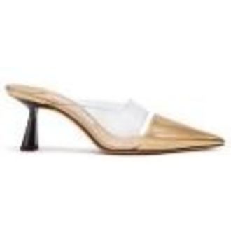 Jimmy Choo London Zalea 65 Plexi Pointed-Toe Pumps, Brand Size 34.5 ( US Size 4.5 )