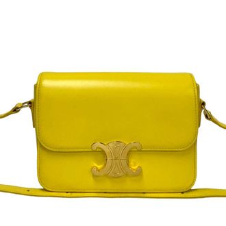 Celine Pre-owned Celine Teen Shiny Calfskin Triomphe Crossbody Ladies EPSROOI499IH9CMK
