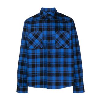 Off-white Heren, Overhemden, Blauw, Maat: S Katoen