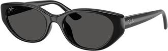 Ray-Ban Moderne Stoere Zonnebril voor Stijl en Bescherming - Heren - Zonnebrillen - Zwart - 55 MM - Accessoires