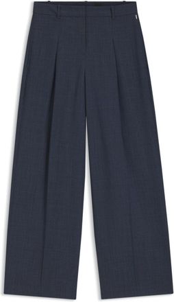 BOSS Regular-fit trousers in virgin wool