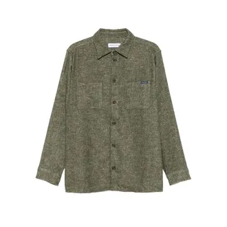 Maison Labiche Camicie Verde-Uomo