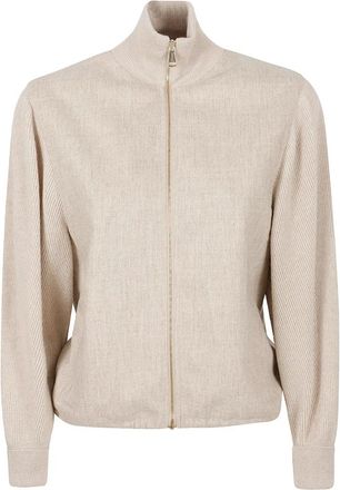 Fabiana Filippi Dames, Sweatshirts & Hoodies, Beige, Maat: 2XS