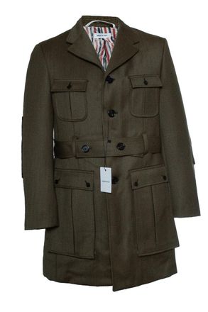 Thom Browne Green trench coat