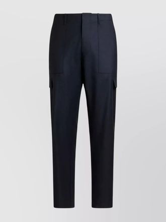 Etro wool flannel cargo trousers