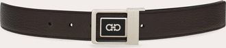Ferragamo Men Reversible and adjustable belt Brown