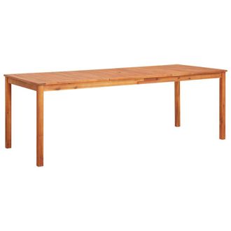 vidaXL Mesa De Jard&iacute;n Madera Maciza De Acacia 215x90x74 Cm Vidaxl