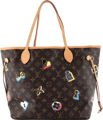 Louis Vuitton Neverfull NM Limited Edition Love Lock Monogram Canvas MM tote bag - Bruin