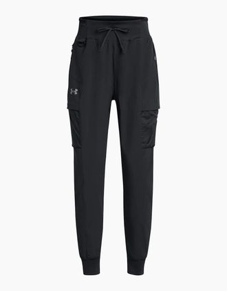 Under Armour Womens Trail Run Joggers with Side Pocket - Black - Size: 12 m