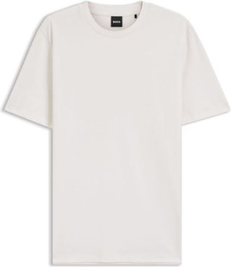 BOSS Bubble-structure T-shirt in cotton