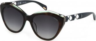 Police Womens SPLL35 55 5507NV Sunglasses - Black - One Size