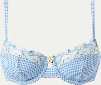 Lounge Breeze Balcony Bra - Blue - 30 / DD