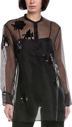 Akris Pixel Grid Top