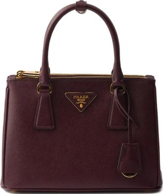 Prada Borsa a tracolla Galleria piccola - Rosso