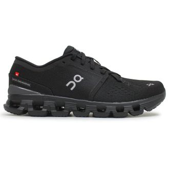 On Cloud X 4 Textile Synthetic Mens Comfort Trainers - Black Eclps - Size:UK 10.5