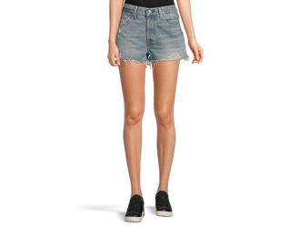 Levi's 501 Original Shorts Womens Shorts Vague Finish : 25 2.5, Cotton/Denim/Polyester