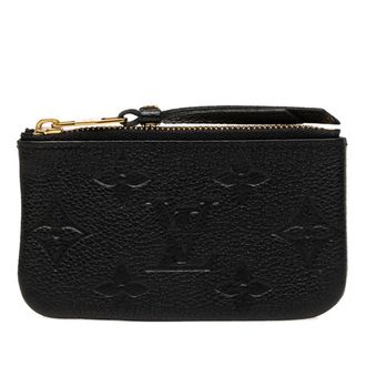 Louis Vuitton Black Noir Leather Coin Purse/Coin Case (Pre-Owned)