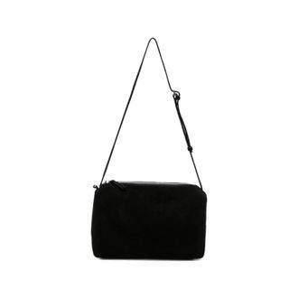 Low Classic LOW Classic - Suede Caramel Box Bag - Dames - Tassen - Zwart - Maat: ONE Size Su&egrave;de