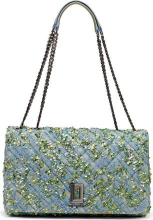 Karl Lagerfeld Lafayette Shoulder in Blue Aura Sequin at Nordstrom