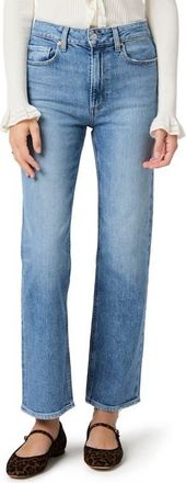 Paige Stevie High Waist Ankle Straight Leg Jeans in Heroes at Nordstrom, Size 28