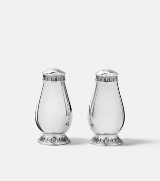 Christofle Malmaison silver-plated salt and pepper shakers