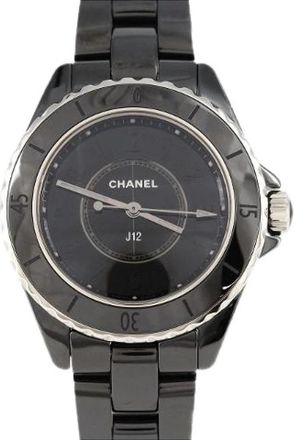 Chanel Pre-owned Glazen Horloge - Dames - Vintage Horloges - Zwart - ONE Size - Vintage
