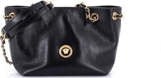 Versace Medusa Icon Chain Tote Leather Mini