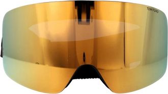 Tom Ford Oversized Shield Visor Zonnebril - unisex - Zonnebrillen - Geel - ONE Size - Accessoires