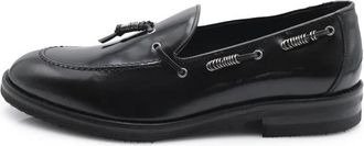 Marechiaro 1962 Heren Zwart Mocino met Ringen - Heren - Bootschoenen - Zwart - 43 EU - Leer - Schoenen