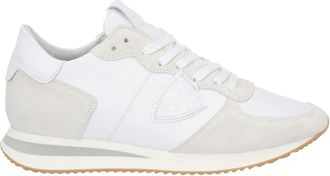 Philippe Model Witte Trpx Lage Top Sneakers - Dames - Sneakers - Wit - 38 EU - Katoen - Schoenen