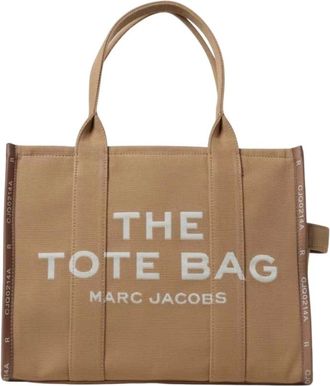 Marc Jacobs The Jacquard Large Tote Bag - Dames - Tassen - Bruin - Maat: ONE Size Katoen