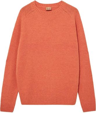 Mos Mosh Ronde hals gebreid - Heren - Ronde hals truien - Oranje - M - Truien & Vesten