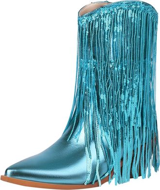 Generic Stylish Women Ankle Boots with Elegant Tassel Pointed Toe Design and Stable Thick Heel for Ultimate Comfort Effortless Slip On Wear Perfect Autumn Win