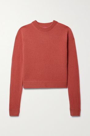 The Elder Statesman Pullover In Cashmere - Rosa