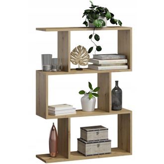 OEM Estanter&iacute;a Artesanal Bask 3, Estanter&iacute;a Abierta Para Libros