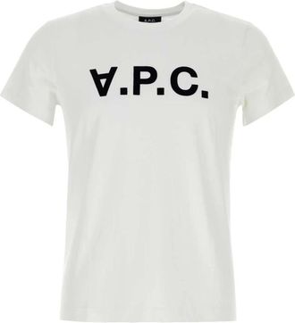 A.P.C. T-shirt - Dames - T-shirts - Wit - XS - Tops