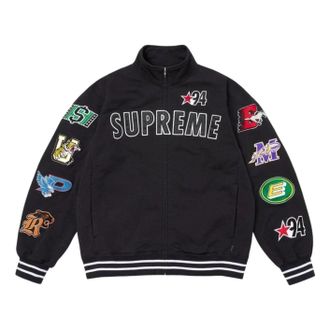 SUPREME SS26 Mascots Zip Up Sweatshirt Jacket Black SUP-SS26-126-BLK
