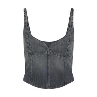 Balenciaga Dames, Tops, Zwart, Maat: XS Katoen