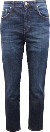 Department Five Hoge taille denim broek blauw - Dames - Slim Fit Jeans - Blauw - W25 - Denim - Jeans