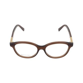 Bulgari Tubogas Optisch Montuur - unisex - Accessoires - Bruin - Maat: 52 MM