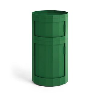 HAY Facet Cabinet 110 mit F&uuml;ssen und Rollen, spinach green