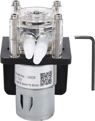OEM Bomba Perist&aacute;ltica De Alta Calidad, Alto Caudal Y Resistente A La Corrosi&oacute;n Con Cabezal De Policarbonato Transparente, 500 Ml/min, 12 V