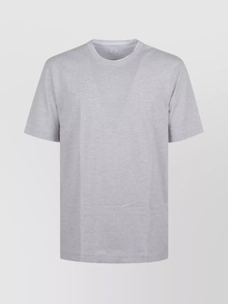 Eleventy crew neck t-shirt contrasting profiles
