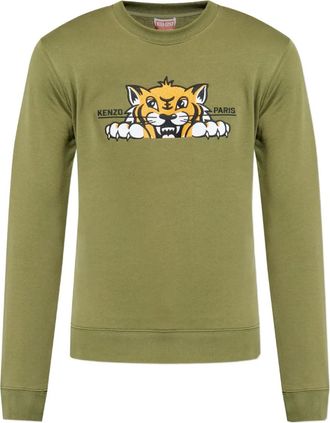 Kenzo Felpa con stampa - Verde